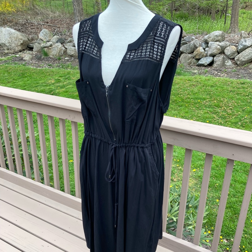 Sleeveless Torrid plus size Dress with pockets cruise vacation